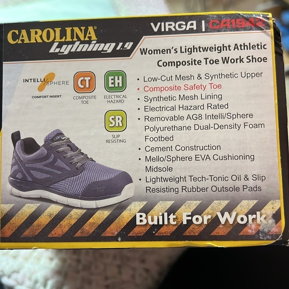 NIB Carolina Virga composite toe work shoe - Picture 4 of 4